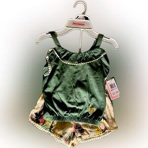 Juicy Couture Olive Green Camisole Matching Set